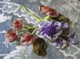 画像4: 19世紀末 アンティーク ロココ調 花のモチーフ  (4)