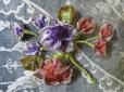 画像2: 19世紀末 アンティーク ロココ調 花のモチーフ  (2)