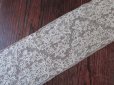 画像4: アンティーク  花模様 幅広レース スモーキーピンク 1.3m (4)
