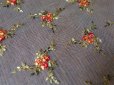 画像4: 1930年代  アンティーク 薔薇の刺繍入り チュール地 カーテン  100cm × 75cm