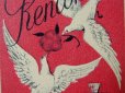 画像4: アンティーク パフューム カード 白い鳥と薔薇 RENCONTRE-J GIRAUD FILS PARIS- (4)