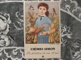 画像2: アンティーク 小鳥と少女のパフュームカード -CREME SIMON- (2)