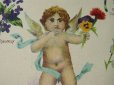 画像3: アンティークポストカード 天使と花言葉 LANGAGE DES FLEURS (3)