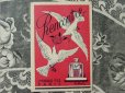 画像2: アンティーク パフューム カード 白い鳥と薔薇 RENCONTRE-J GIRAUD FILS PARIS- (2)