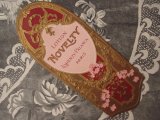 アンティーク パフュームラベル 薔薇のガーランド LOTION NOVELTY(L)-LORENZY-PALANCA PARIS-